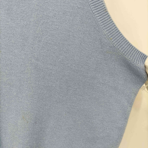 ポロバイラルフローレン Polo by RALPH LAUREN 90-00s PIMA COTTON ポニー刺繍 Vネック コットンニットベスト メンズ  LL
